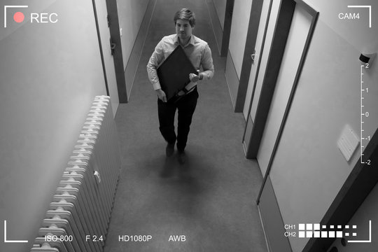 security camera footage